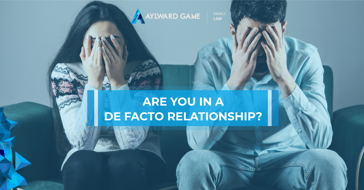 Are You In A De Facto Relationship?