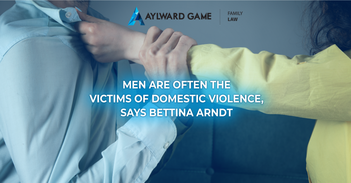 Men are often the victims of domestic violence, says Bettina Arndt