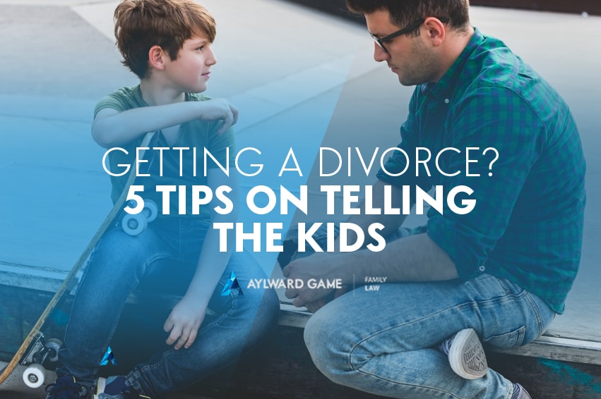Getting a Divorce? 5 Tips On Telling the Kids