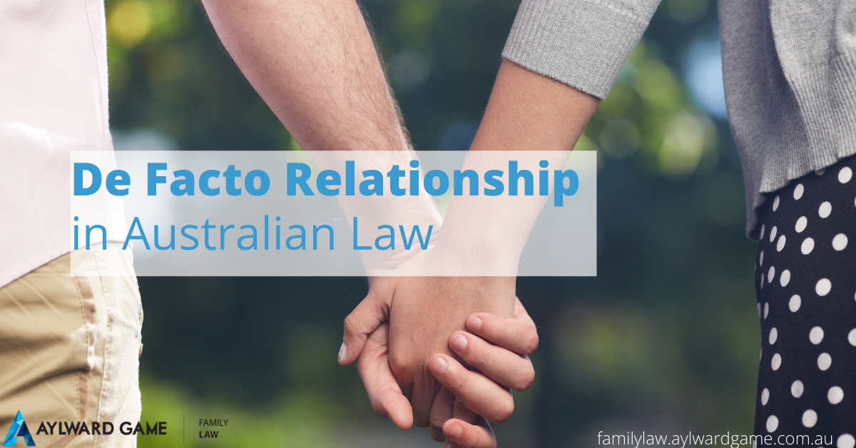 De Facto Relationship in Australian Law